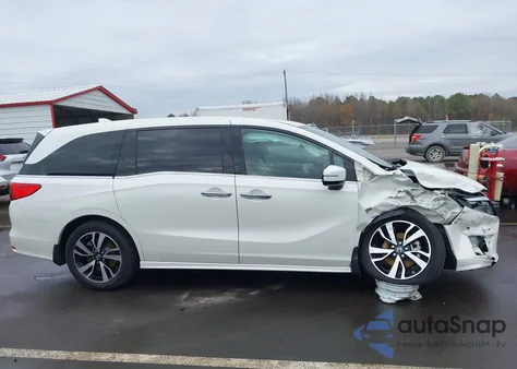 2019 Honda Odyssey Elite z USA, uszkodzony, nr VIN 5FNRL6H91KB067358